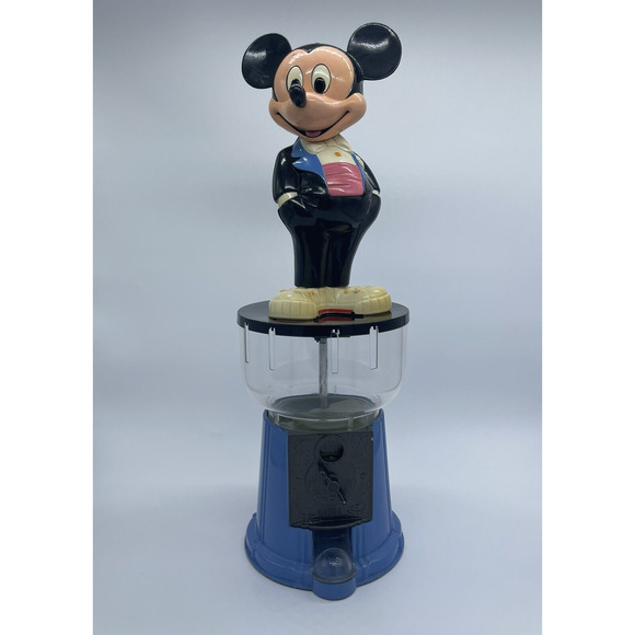 Vintage Disney Mickey Mouse Gumball Machine 60 year Anniversary Superior Works - Picture 1 of 11